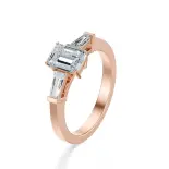 Pierścionek z prostokątnym diamentem SBP_014 Pierścionek z prostokątnym diamentem SBP_014